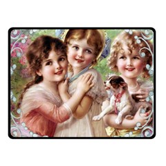 Vintage 1501556 1920 Double Sided Fleece Blanket (small)  by vintage2030