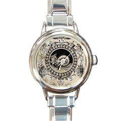 Snail 1618209 1280 Round Italian Charm Watch by vintage2030