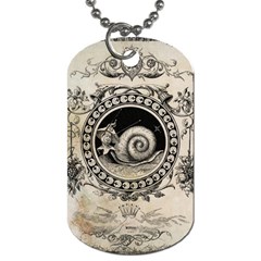 Snail 1618209 1280 Dog Tag (one Side) by vintage2030