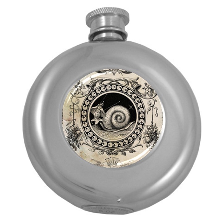 Snail 1618209 1280 Round Hip Flask (5 oz)