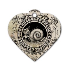 Snail 1618209 1280 Dog Tag Heart (one Side) by vintage2030