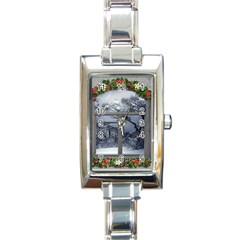 Winter 1660924 1920 Rectangle Italian Charm Watch by vintage2030