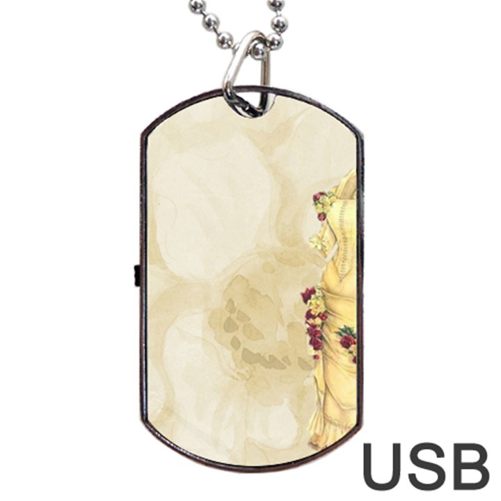 Background 1659622 1920 Dog Tag USB Flash (Two Sides)