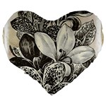 Flowers 1776382 1280 Large 19  Premium Heart Shape Cushions Back