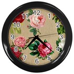 Flower 1770189 1920 Wall Clock (Black) Front