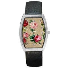 Flower 1770189 1920 Barrel Style Metal Watch by vintage2030