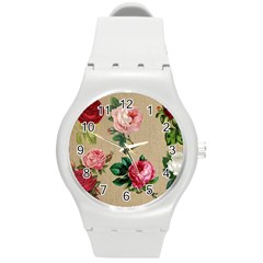 Flower 1770189 1920 Round Plastic Sport Watch (m) by vintage2030