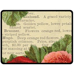 Flowers 1776422 1920 Fleece Blanket (large)  by vintage2030