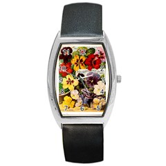 Flowers 1776534 1920 Barrel Style Metal Watch by vintage2030