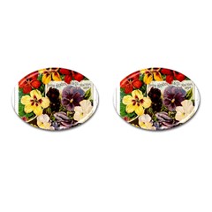 Flowers 1776534 1920 Cufflinks (oval) by vintage2030