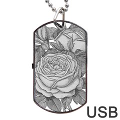 Flowers 1776610 1920 Dog Tag Usb Flash (two Sides) by vintage2030