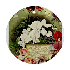 Flowers 1776617 1920 Round Ornament (Two Sides)