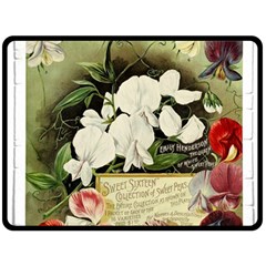 Flowers 1776617 1920 Double Sided Fleece Blanket (Large) 