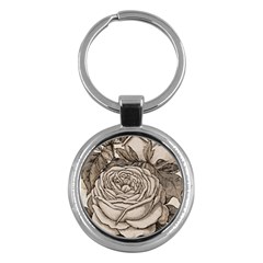 Flowers 1776630 1920 Key Chains (round)  by vintage2030