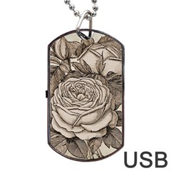 Flowers 1776630 1920 Dog Tag Usb Flash (two Sides) by vintage2030