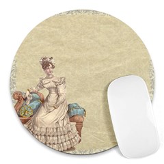 Background 1775324 1920 Round Mousepads by vintage2030