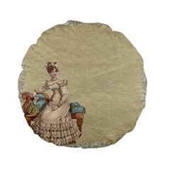 Background 1775324 1920 Standard 15  Premium Flano Round Cushions by vintage2030