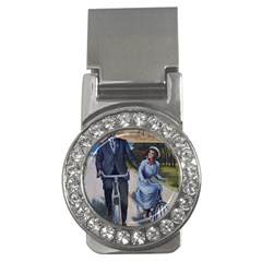 Couple On Bicycle Money Clips (cz)  by vintage2030