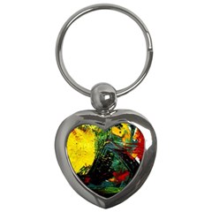 Yellow Chik 2 Key Chains (heart)  by bestdesignintheworld