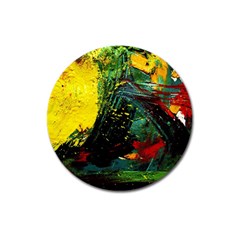 Yellow Chik 2 Magnet 3  (round) by bestdesignintheworld