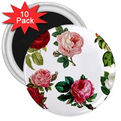 Roses 1770165 1920 3  Magnets (10 Pack)  by vintage2030