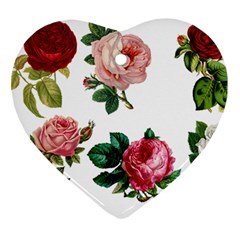 Roses 1770165 1920 Heart Ornament (two Sides) by vintage2030