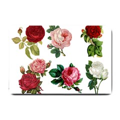 Roses 1770165 1920 Small Doormat  by vintage2030