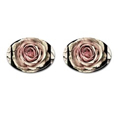 Vintage Rose Cufflinks (oval)