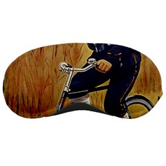 Policeman On Bicycle Sleeping Masks by vintage2030