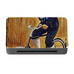 Policeman On Bicycle Memory Card Reader With Cf by vintage2030