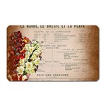 Letter Floral Magnet (Rectangular) Front