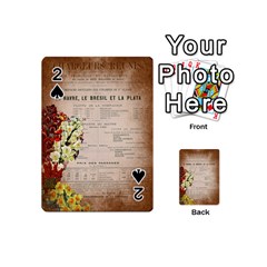 Letter Floral Playing Cards 54 (mini)  by vintage2030