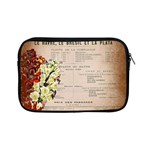 Letter Floral Apple iPad Mini Zipper Cases Front