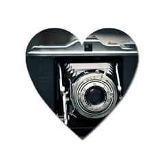 Photo Camera Heart Magnet