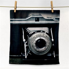 Photo Camera Face Towel by vintage2030