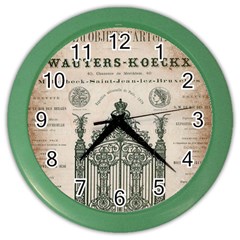 Building News Color Wall Clock by vintage2030