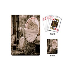 Flea Market Redord Player Playing Cards (mini)  by vintage2030