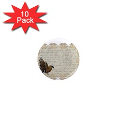 Tag Bird 1  Mini Magnet (10 Pack)  by vintage2030