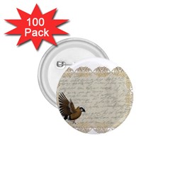 Tag Bird 1 75  Buttons (100 Pack)  by vintage2030