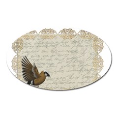 Tag Bird Oval Magnet by vintage2030