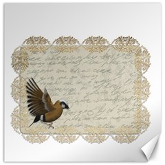 Tag Bird Canvas 16  X 16  by vintage2030