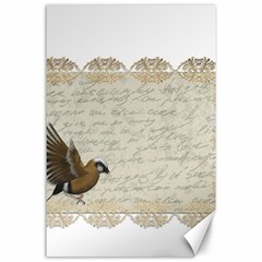 Tag Bird Canvas 24  X 36  by vintage2030