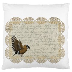 Tag Bird Standard Flano Cushion Case (two Sides) by vintage2030