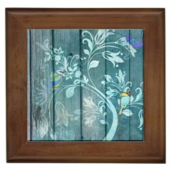 Green Tree Framed Tiles