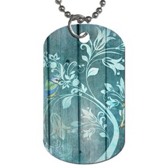 Green Tree Dog Tag (one Side)