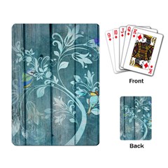 Green Tree Playing Card