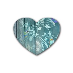 Green Tree Heart Coaster (4 Pack)  by vintage2030