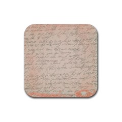 Letter Rubber Coaster (square) 