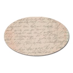 Letter Oval Magnet