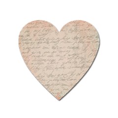 Letter Heart Magnet